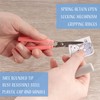 Mini Pen Portable Travel Safety Scissors - Light Blue -