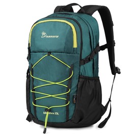 Mountaintop 25L/30L Hiking Daypack for Men and Women for Day Hikes, Outdoors, Cycling Tours, 25L-Dark Green
