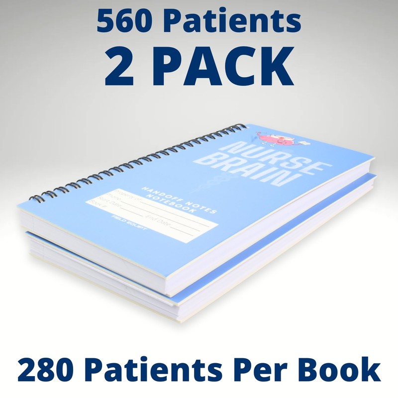 Field Equipt Nurse Essentials Report Notebook for Work & Nursing