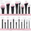 Bueart Design Juego de Brochas de Maquillaje Pro Deluxe, Rosa