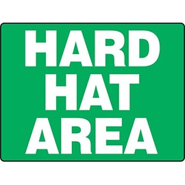 Accuform HARD HAT AREA (MPPE544VA)