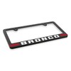 Ford Bronco UV Printed License Plate Frame - Red