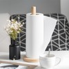 KitchLife Wooden Paper Towel Holder Countertop, Fits Jumbo Roll -