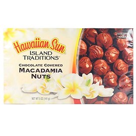 Hawaiian Sun Chocolate Covered Macadamia Nuts - 5 Oz