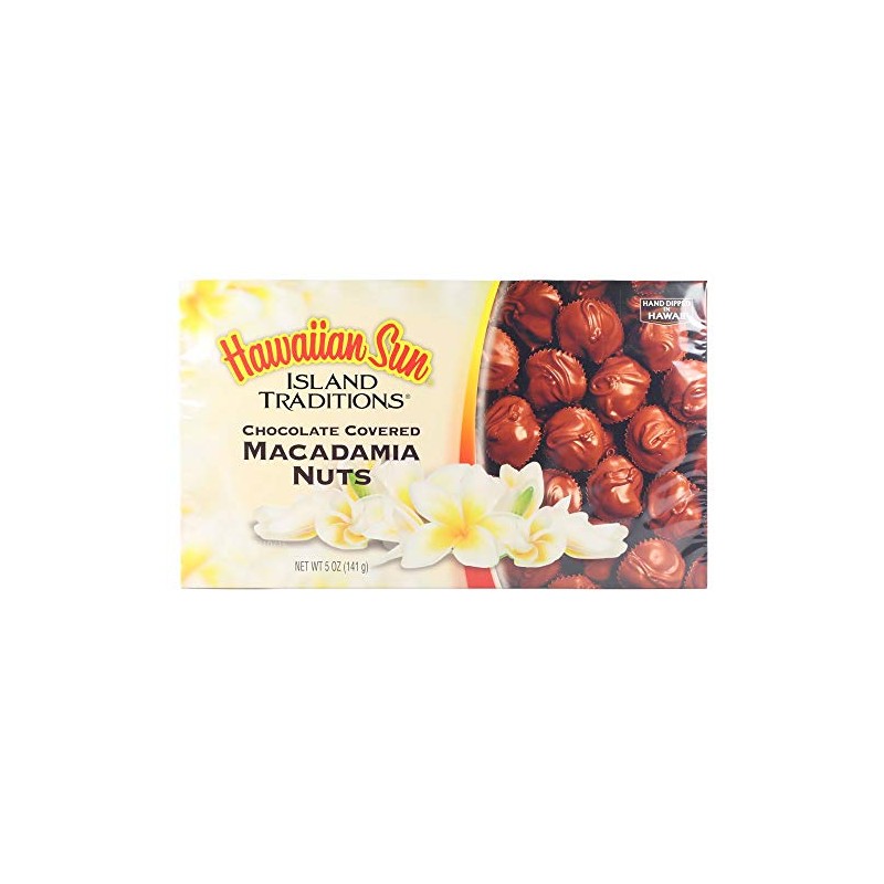 Hawaiian Sun Chocolate Covered Macadamia Nuts - 5 Oz