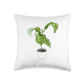 Kratom Leaf Natural Remedies Mitragyna Speciosa Coffee Throw Pillow