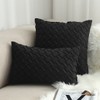 vctops Boho Basket Weave Pattern Decorative Throw Pillow Cover Super