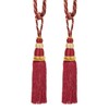 PATIKIL Curtain Tassel Tiebacks, 2 Pack 28" Gourd Shape Curtain