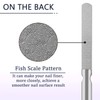 LNAUJS 1 Pack Round Tip Stainless Steel Nail File, 4.76