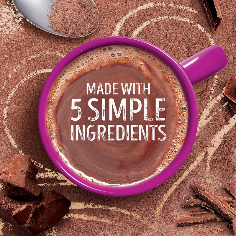 Swiss Miss Simply Cocoa Dark Chocolate Flavor Hot Cocoa Mix,
