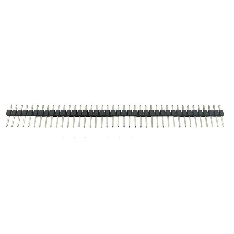 KKHMF 20pcs 2.54mm 40-Pin DIY Single Row Terminal Pin Header