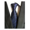 Secdtie Men's Striped Jacquard Woven Silk Tie Formal Suit Necktie