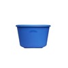 HOMZ Plastic Container 10 Gallon Storage, Blue, 4 Pack