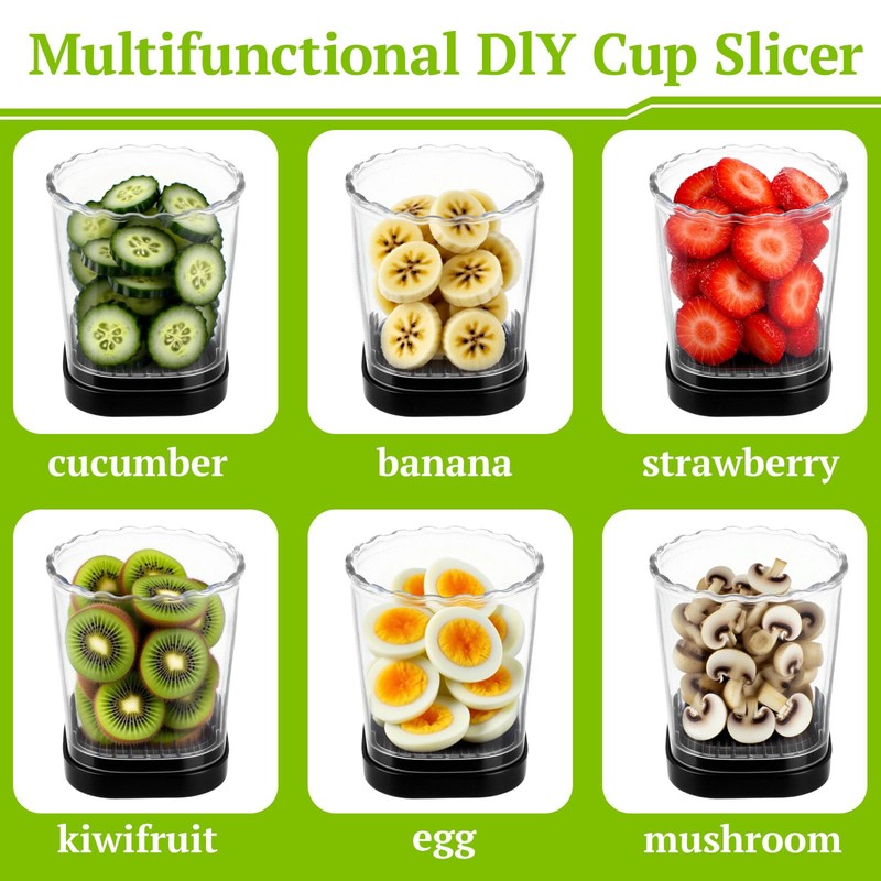 Hendiy Strawberry Slicer with Stainless Blades | Egg & Fruit