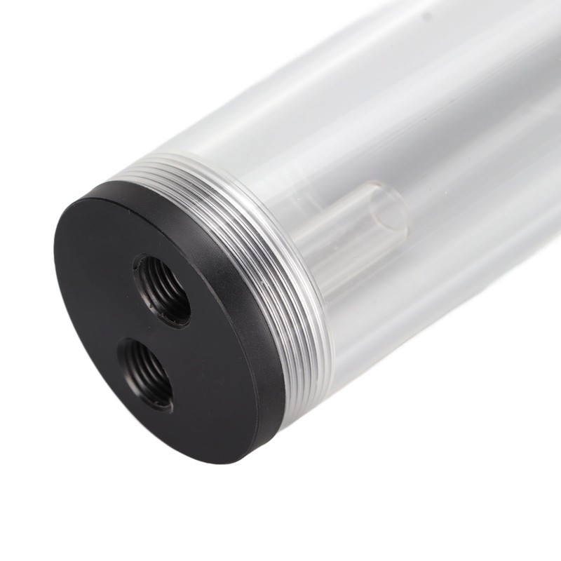 Water Cooling Reservoir 210mm/8.3in Length Acrylic Plastic Material 3 Holes