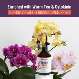 Miracle Lab Liquid Orchid Fertilizer - Special Formula with Natural Organic Ingredients (7 oz)
