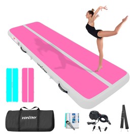 VOFiTNY All Purpose Double faced Gymnastics Air Mat 10’x3.3’x4’’ Sturdy Tumble Track for Home/Gym