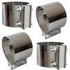 Exhaust Band Clamps 4 Inch Butt Joint Exhaust Pipe Muffler