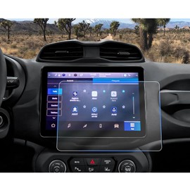 CDEFG Compatible with Jeep Renegade 2024 2025 Facelift Navigation Protective Film 4H Scratch-Resistant 10.1 Inch Uconnect GPS Screen Protector Navi Film Renegade 2025 Accessories Pack of 2