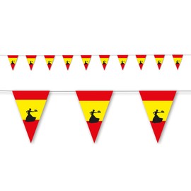 DH-Konzept Decoration Set Spain Napkins, Bunting, Confetti, Balloons // * Spain * Decoration // Spain Napkins // Spain Bunting