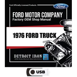 1976 Ford Truck Factory OEM Shop Manuals on USB