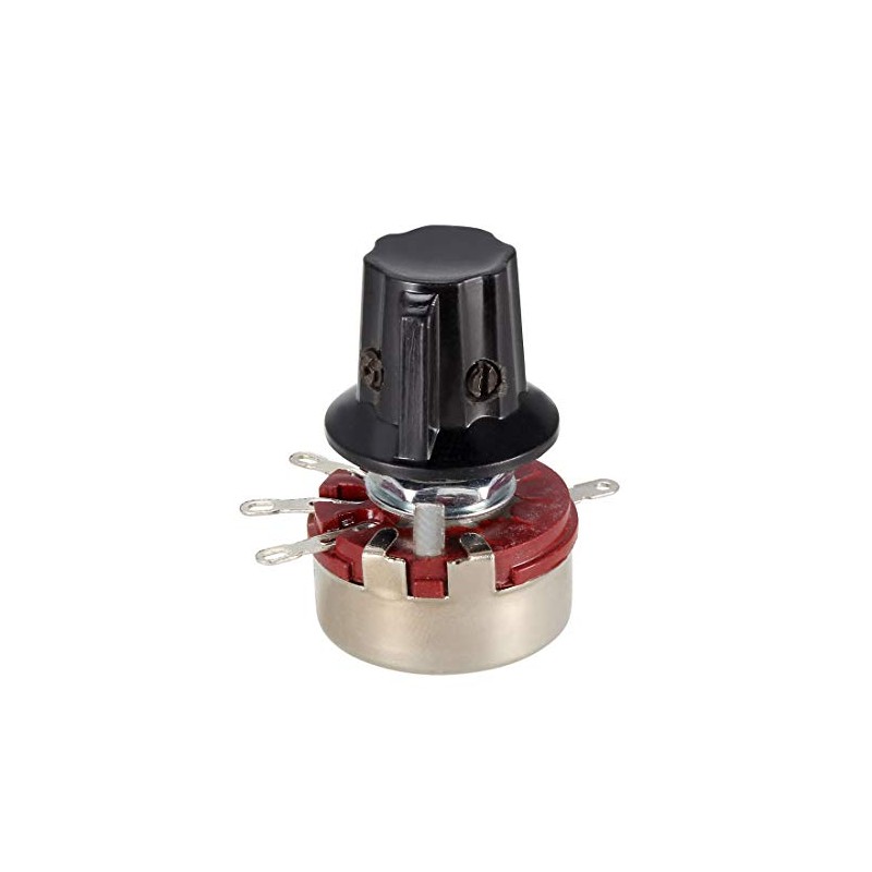 uxcell® WH118 100K Ohm Variable Resistors Single Turn Rotary Carbon