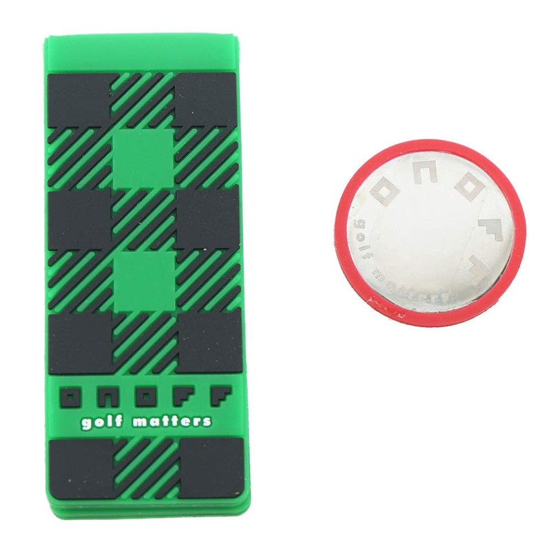 GLOBERIDE OQ0417-09GRN Green Marker, ONOFF Ball Marker, Unisex, Green