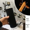 HINATAA Crystal Water Bottle, Removable Healing Natural Quartz Water Bottle,