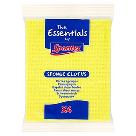 SPONTEX Sponge Cloth 4PK