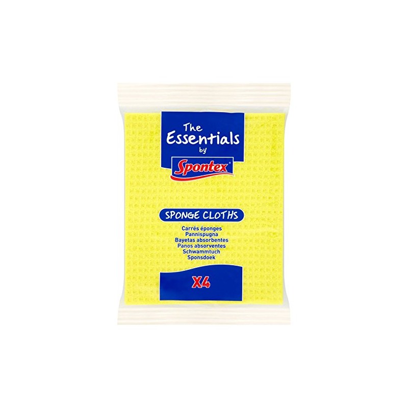 SPONTEX Sponge Cloth 4PK
