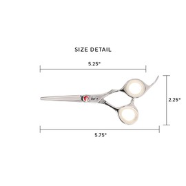 Cricket Centrix Koi 5.25" Shears Professional Stylist Hair Cutting Scissors Japanese Stainless Steel
