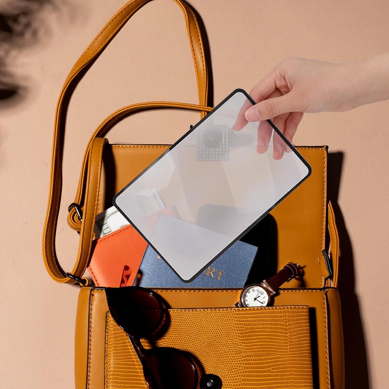 4 Pcs Flat Magnifier Lay on Page 3X Magnifying Sheet