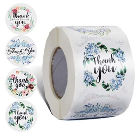 Small Business Thank You Stickers - 500 Pcs, 2 Inch, Perfect for Greeting Cards & Gift Wraps