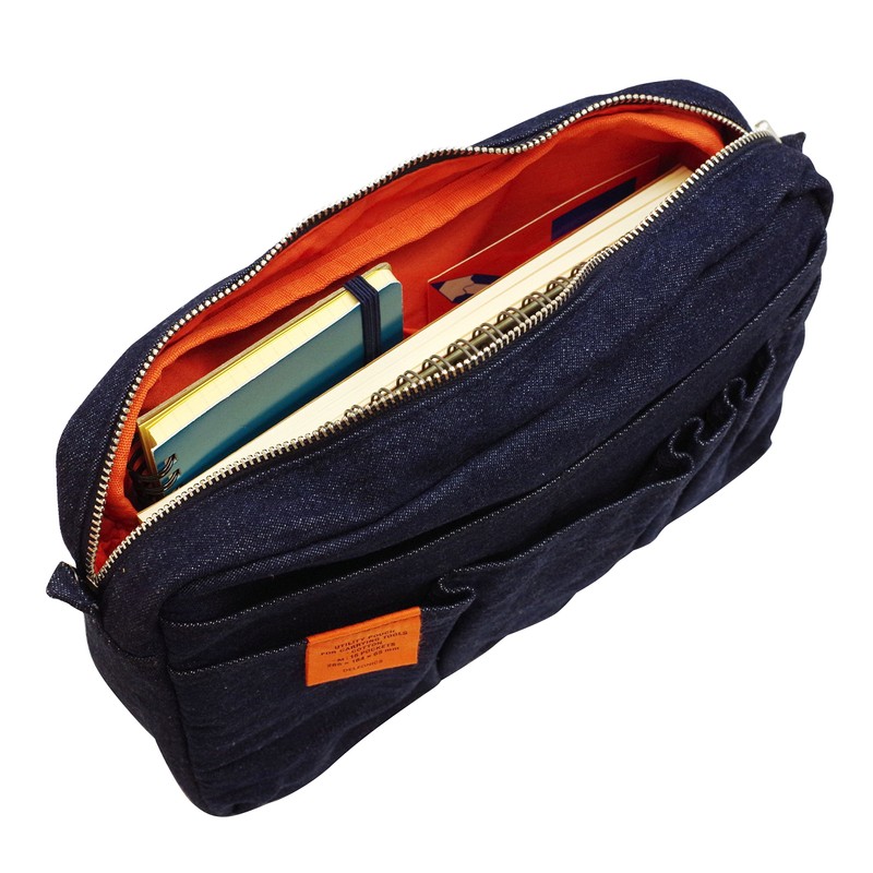 Delphonics Inner Carrying Denim M Pouch (Dark Blue)