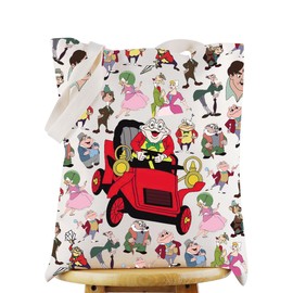 WZMPA Funny Mr. Toad Tote Bag Mr. Toad & Ichabod Fans Gift Mr. Toad Shopping Grocery Bag Mr. Toad Merchandise (Mr. Toad TG)