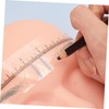 Mikinona Eyebrow Tattooing Kit 50pcs Stencil Ruler Templates Precision Shaping