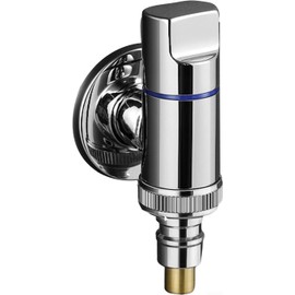 Washing Machine/Basin Water Stop Valve, Automatic Water Stop Washing Machine, Special Faucet (Silver)