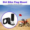 Dirt Bike Flag Pole Holder 1/4" - 22.5mm Rear Axle