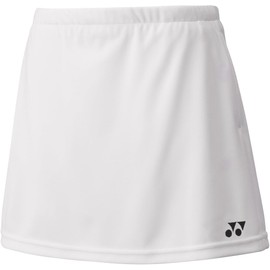 Yonex 26170J Skirt, Skirt with Inner Spats, Girls, white (011)