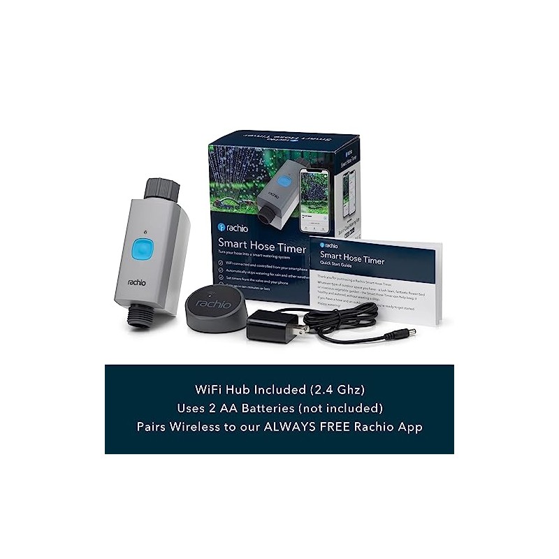 Rachio Smart Hose Timer with WiFi Hub - Effortless Outdoor
