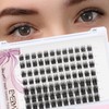 EMEDA DIY Lash Extensions D Curl Cluster Lashes 8mm 10mm