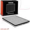 A-Premium Filtro de aire de cabina con carbón activado compatible