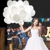 40 LED Luminous Balloons White Quality Balloons for Party, Birthday,