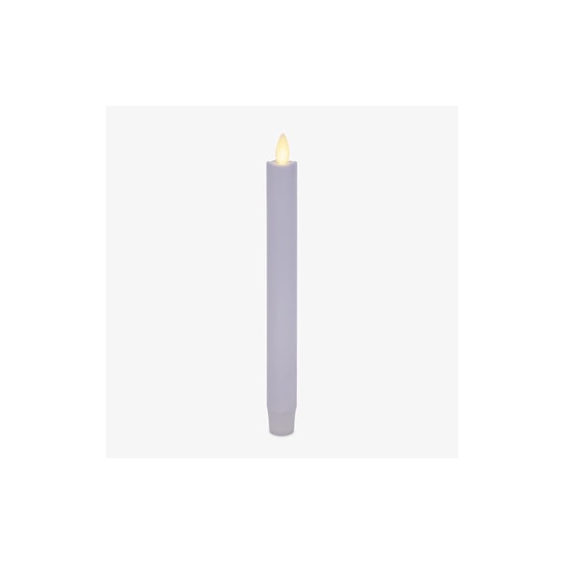 Luminara Flameless Candle Taper (1" x 9.5") Melted Top Real