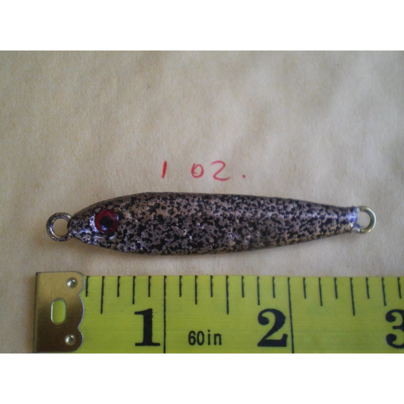 HOME MADE 21 PCS ANCHOVY FISH JIG/SPOON STYLE LURE BAIT,
