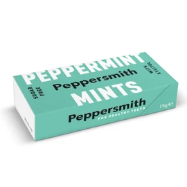 Xylitol Mint Tablet [Pepper Smith] English Peppermint 1 Piece (0.5 oz (15 g) [Sugar Free/Plastic Free Packaging/Natural Fragrances]