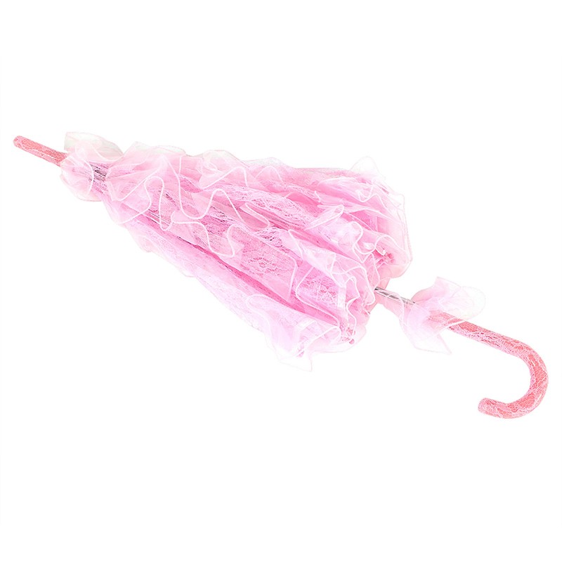 Bridal Lace Cotton Umbrella for Wedding Parties Dancing Photography Prop