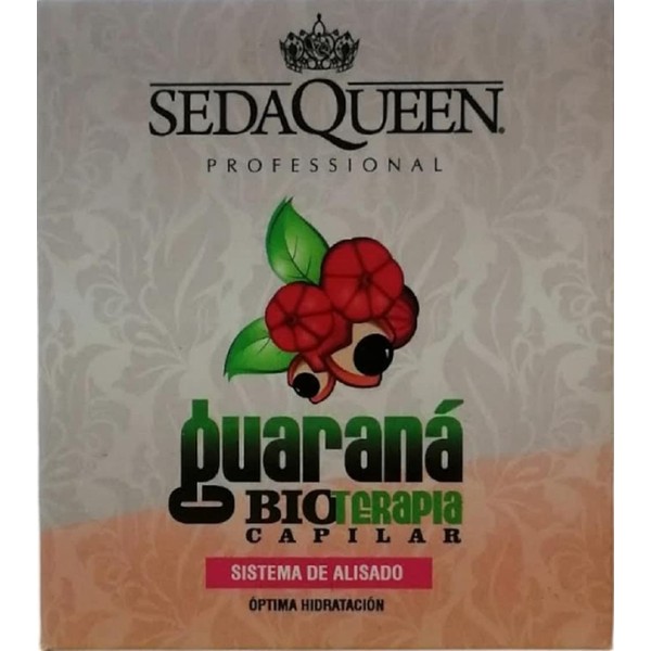 Cirugía capilar seda queen profesional bioterapía guarana de 50ml (células madres) 100% hidratación alisa y regenera el cabello