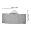 STOBAZA Quick Drying Hooded Beach Towel Cape for Adults Large