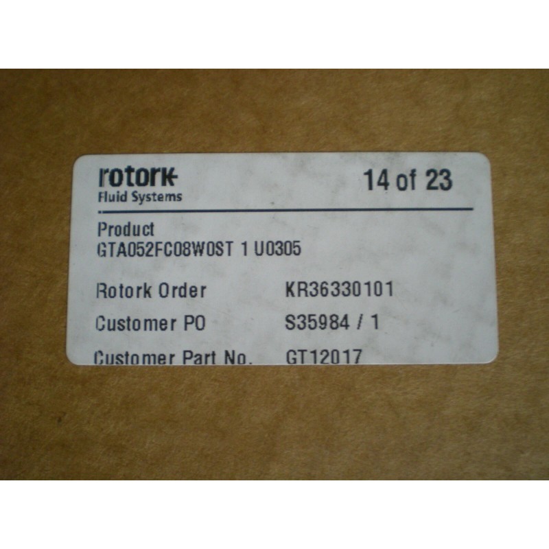 rotork GT Range single- and double-acting pneumatic piston actuators.